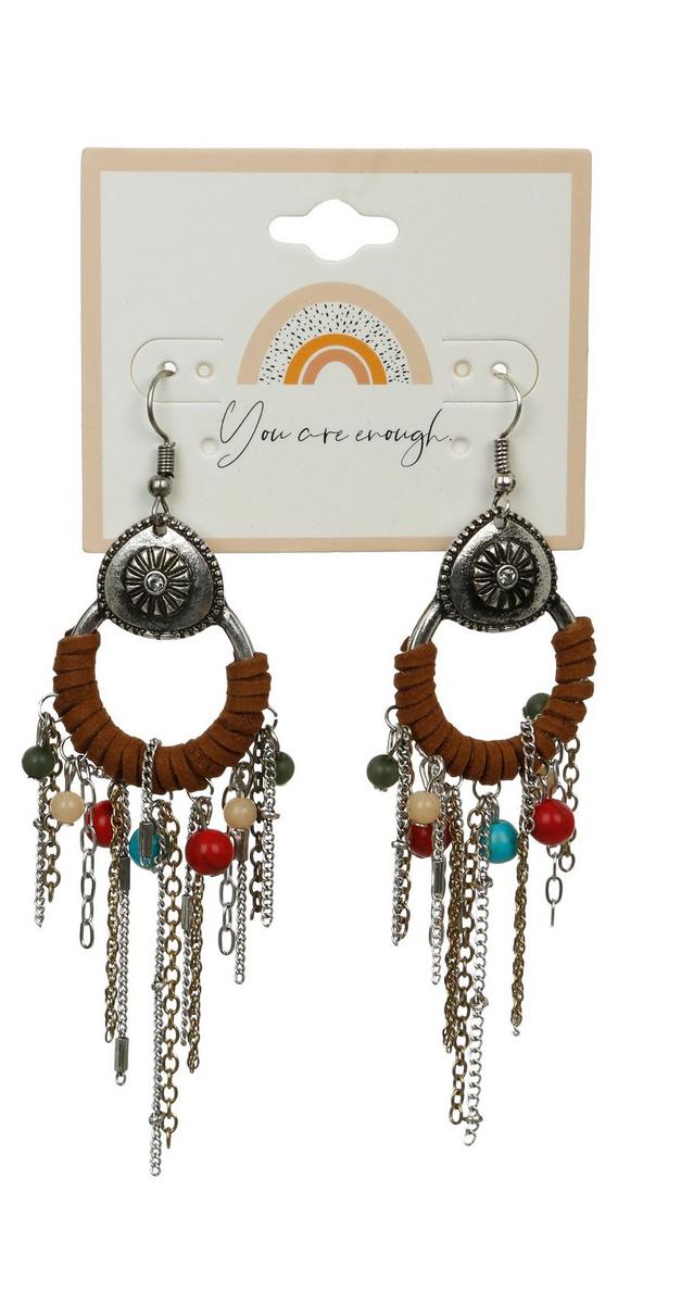 Western Dangle Earrings Multi Burkes Outlet
