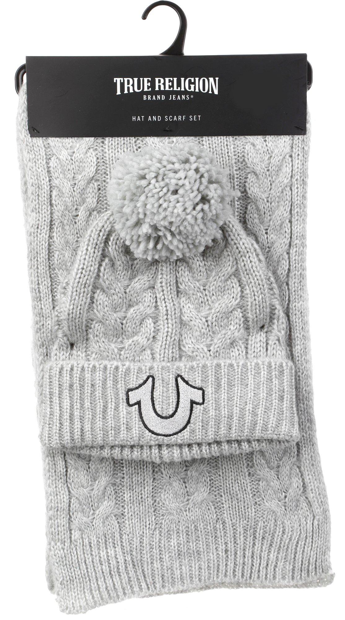 true religion hat and scarf sets