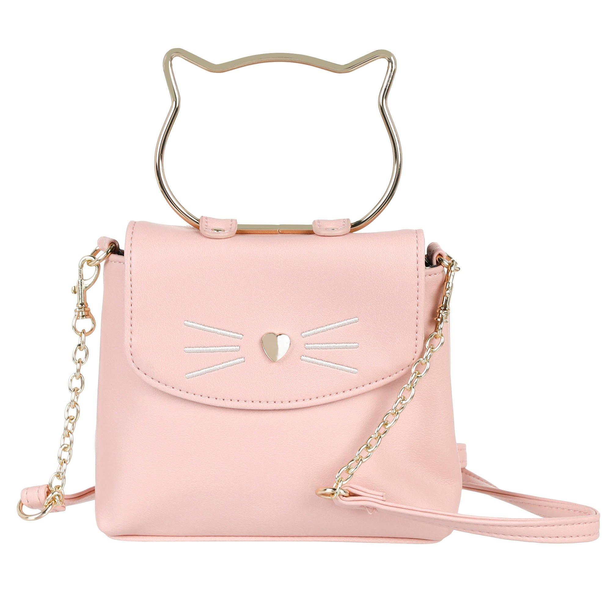 Cat Crossbody - Pink | Burkes Outlet