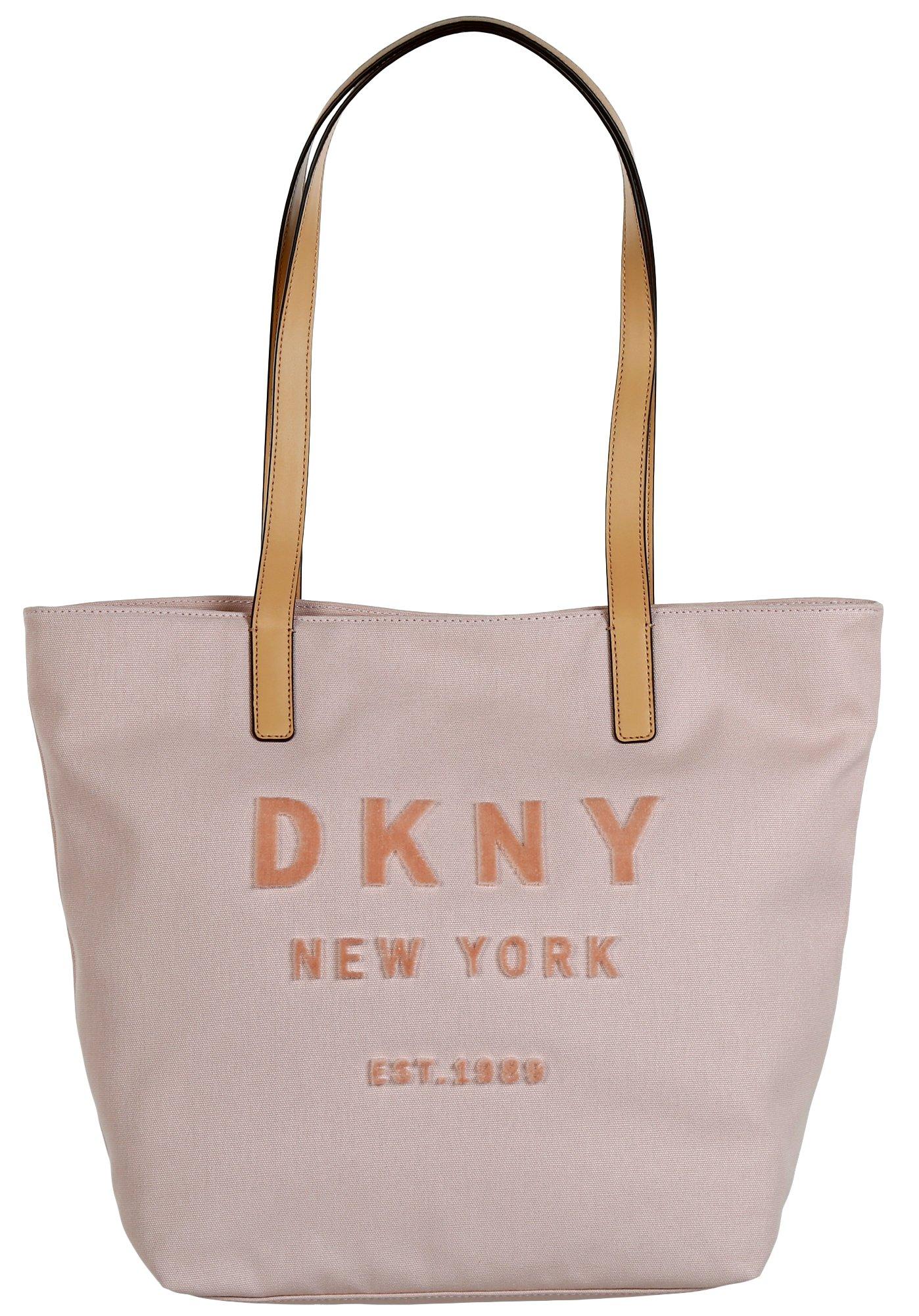 dkny canvas tote bag