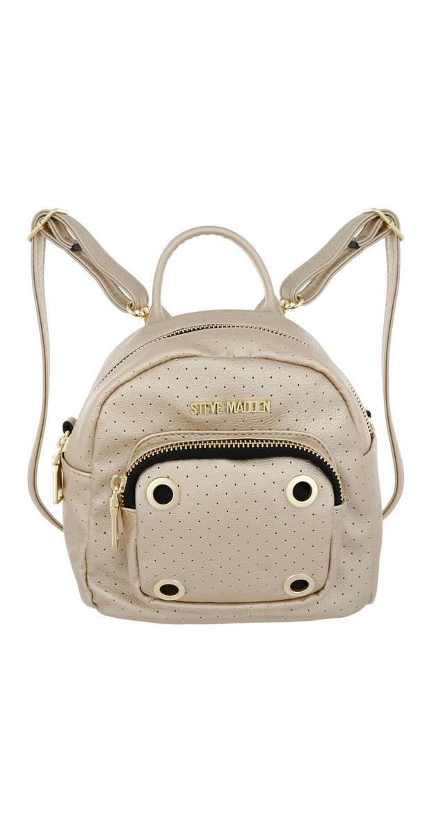 Bloey Metallic Backpack Gold Burkes Outlet