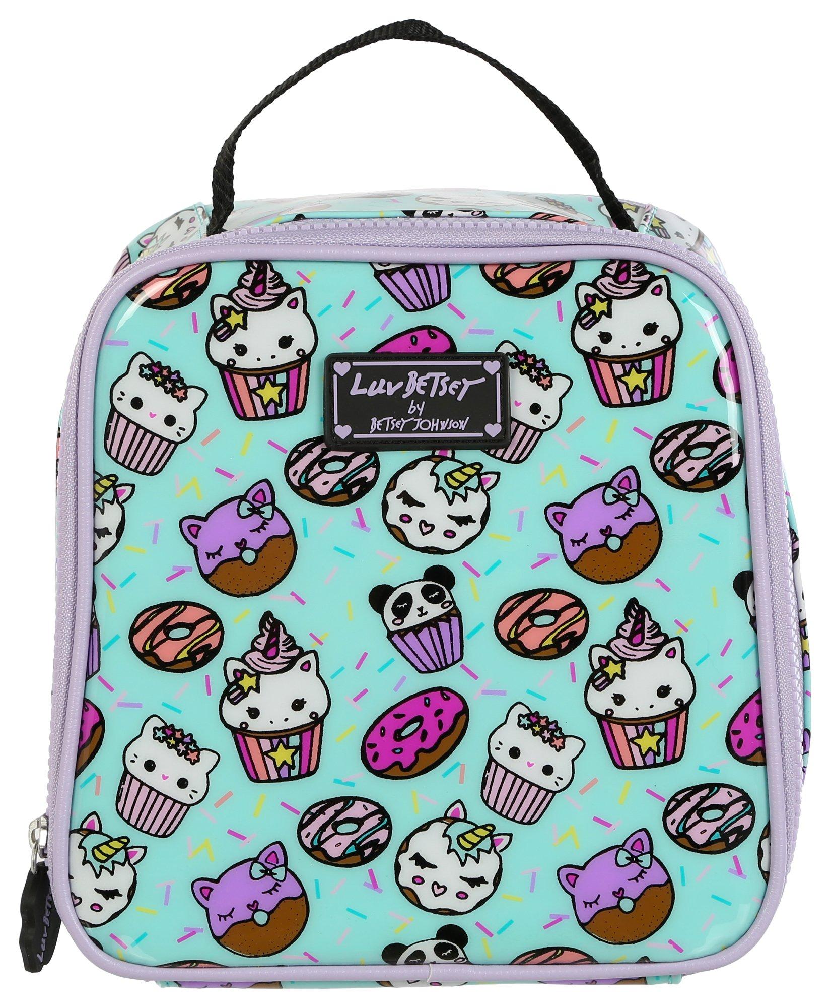 betsey johnson cupcake lunch bag