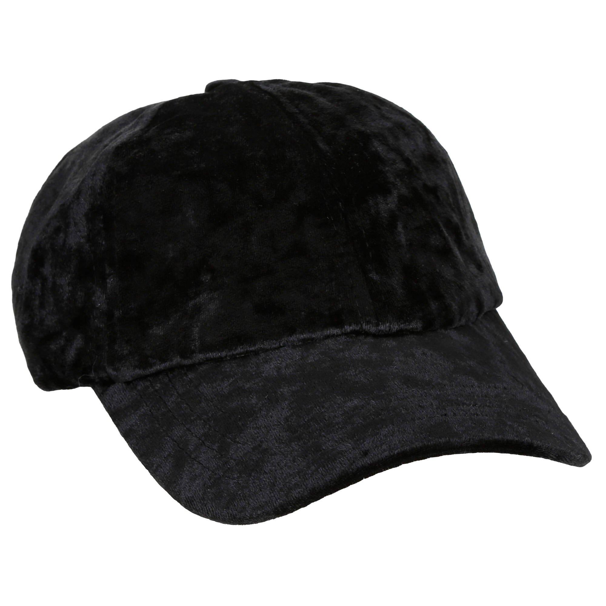 black velvet baseball cap