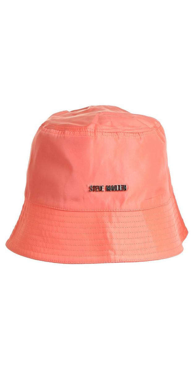 Women's Solid Bucket Hat - Coral | Burkes Outlet