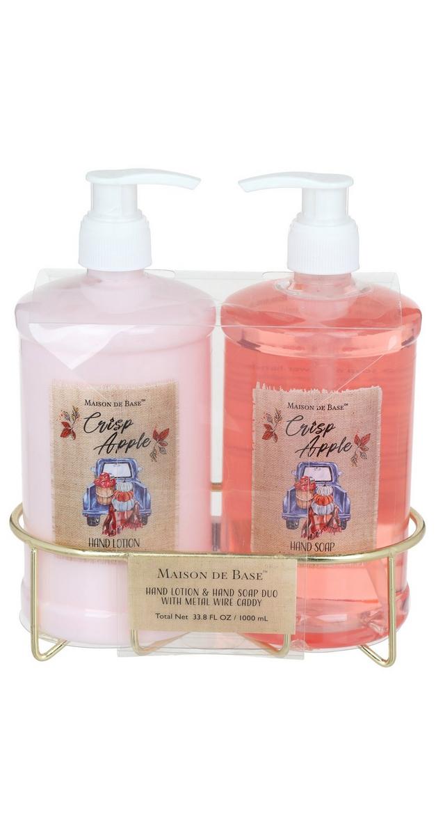 2 PC Set Harvest Hand Lotion & & Hand Soap Dou Pink Burkes Outlet