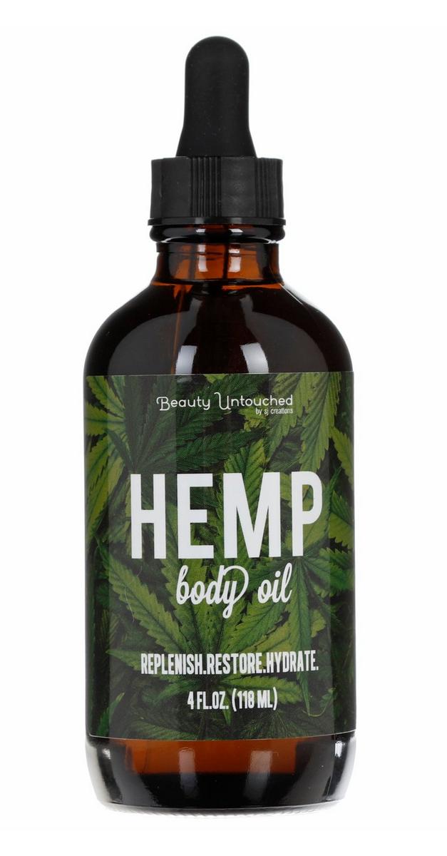 Hemp 4.0 oz Body Oil Burkes Outlet