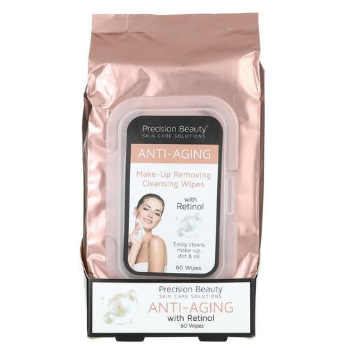 Anti Aging Make Up Removing Cleansing Wipes With Retinol Burkes Outlet