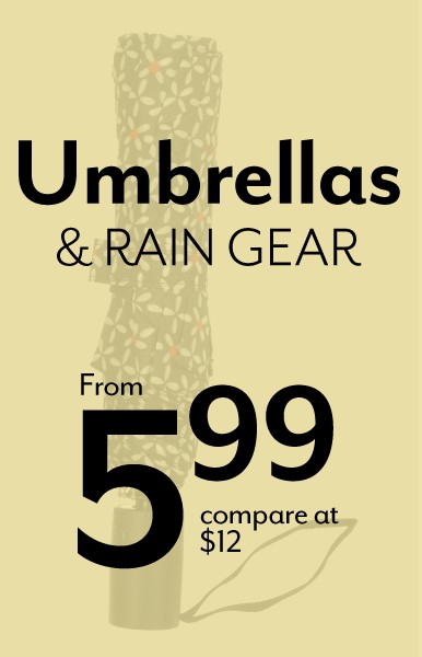 Umbrellas & Rain Gear