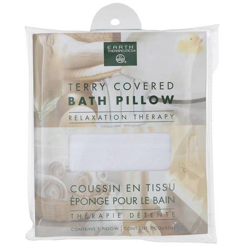 Terry Covered Bath Pillow Burkes Outlet