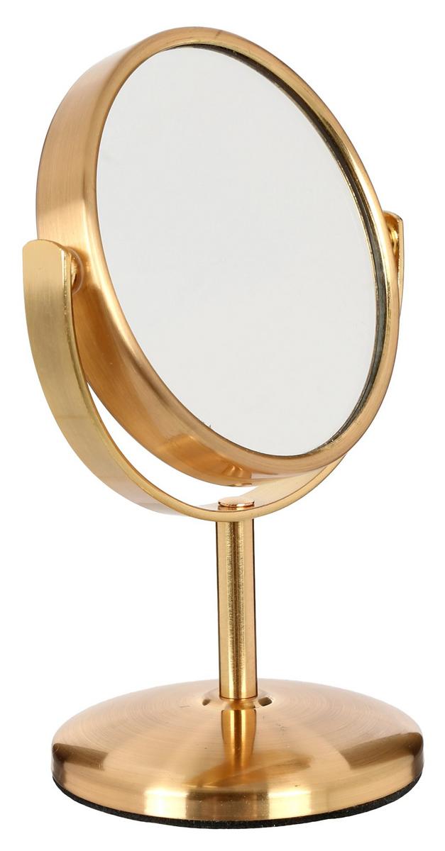 Mini Vanity Mirror Gold Metallic Burkes Outlet