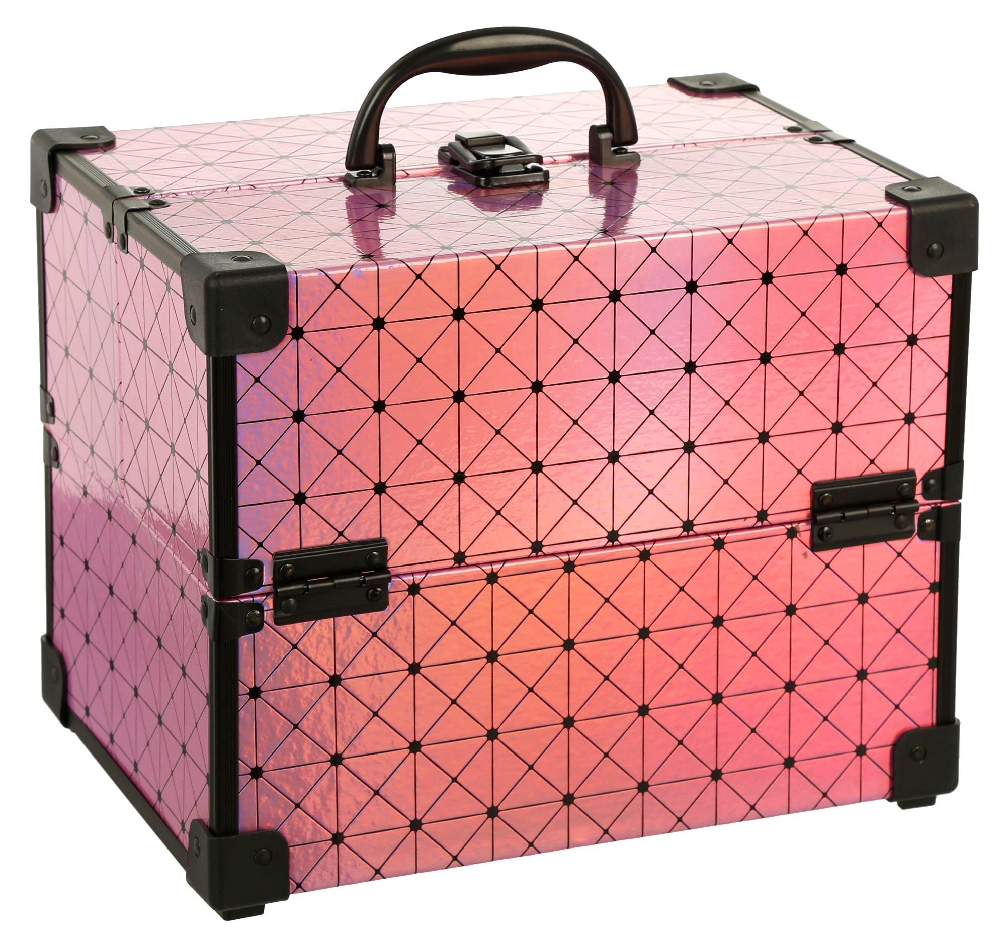 hard train case luggage