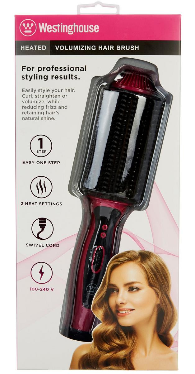 Heated Volumizing Hair Brush Burkes Outlet