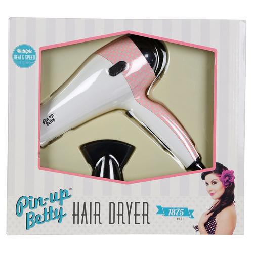 Pin Up Betty Hair Dryer Pink Multi Burkes Outlet