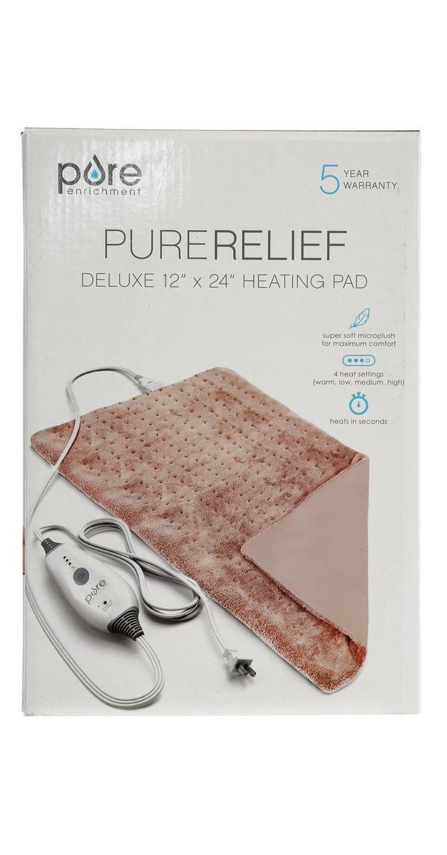 Pure Relief Deluxe Heating Pad Burkes Outlet