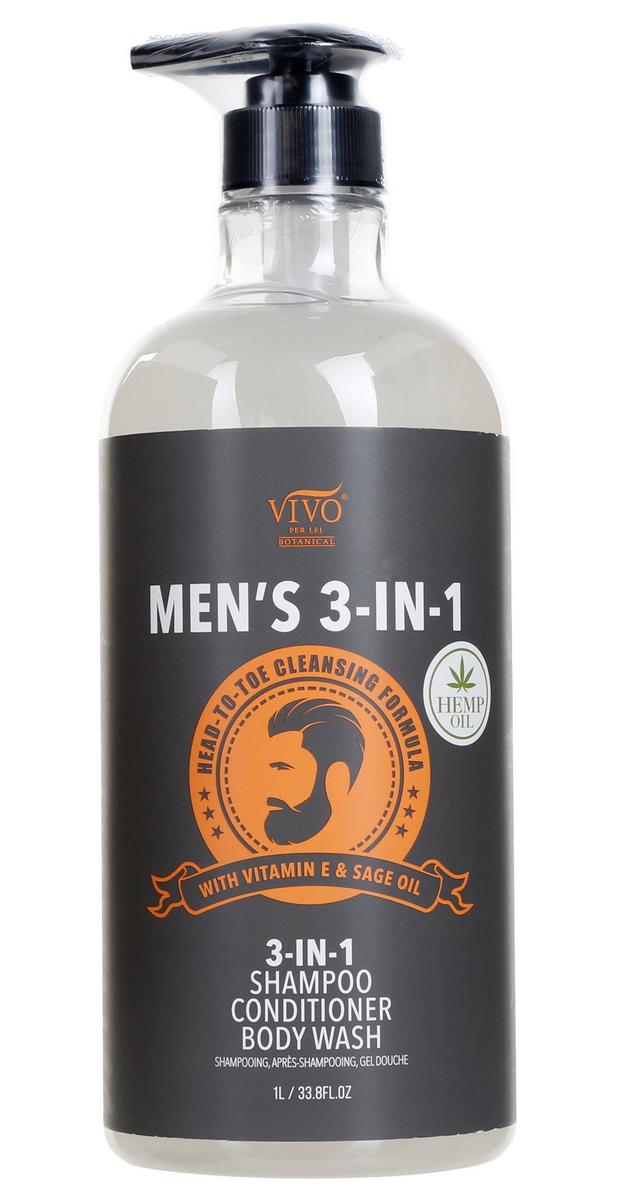 Men's 3in1 Shampoo Conditioner Body Wash Burkes Outlet