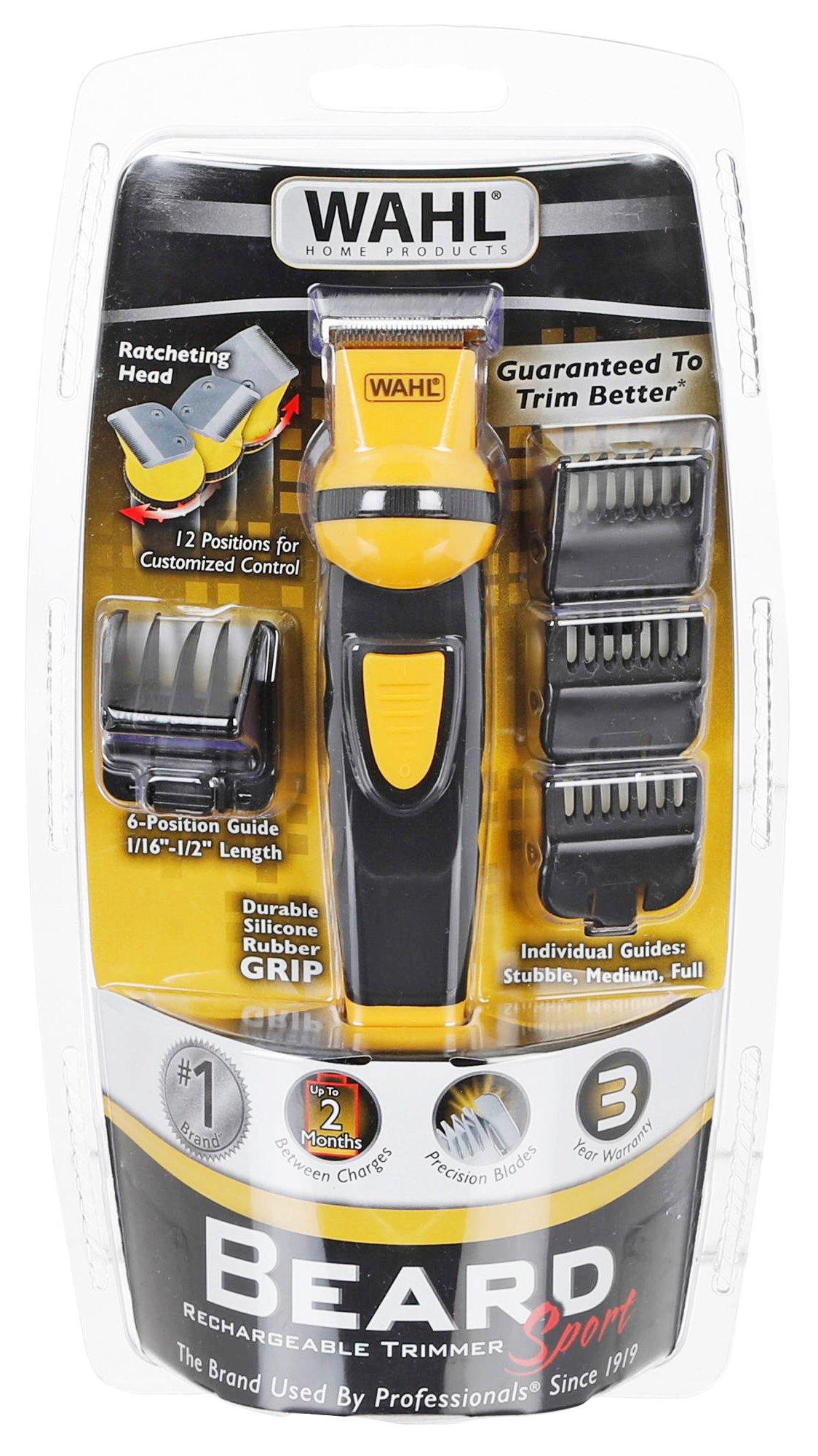 wahl beard trimmer yellow