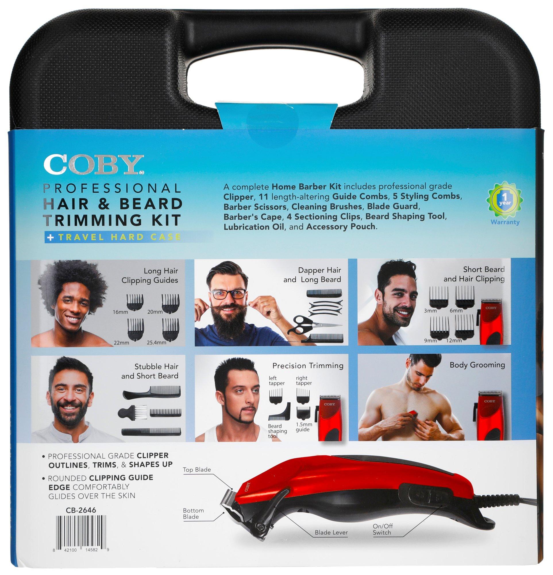hair and beard grooming kit