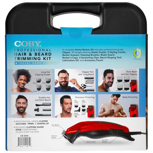 30 Pc Professional Hair Beard Trimming Kit Burkes Outlet