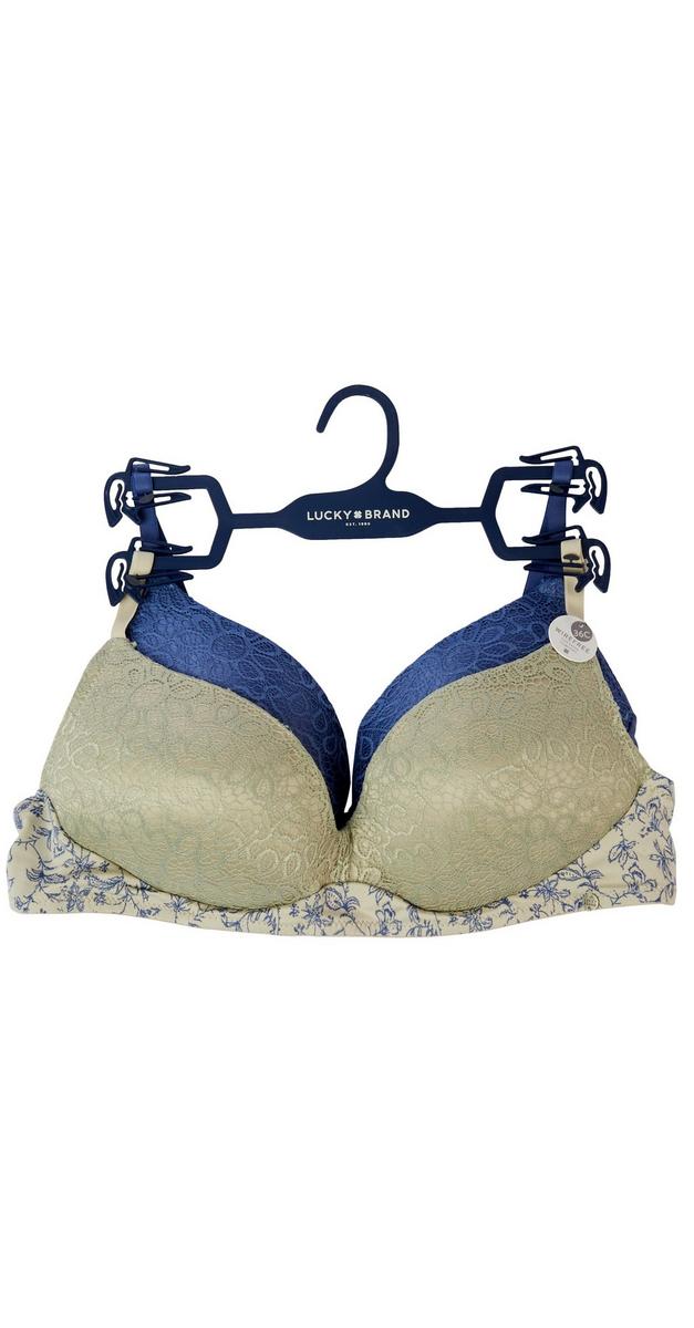 Women's 2 Pk Comfort Wire Free Bras Multi Burkes Outlet