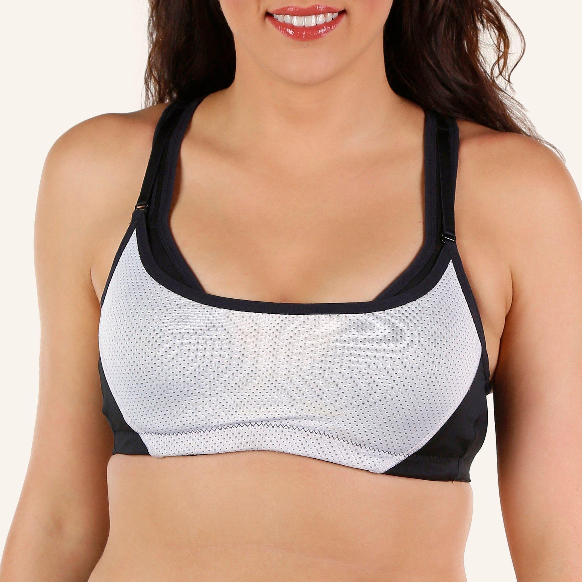 racerback push up sports bra