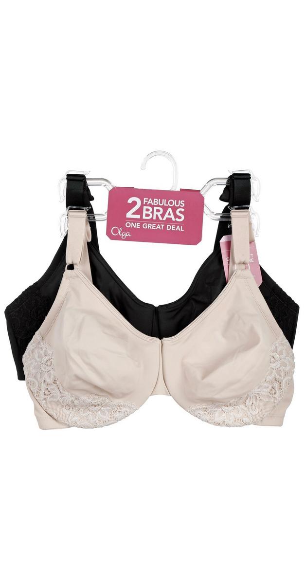 2 Pk Gentle Lift Underwire Bra Set Multi Burkes Outlet 1931