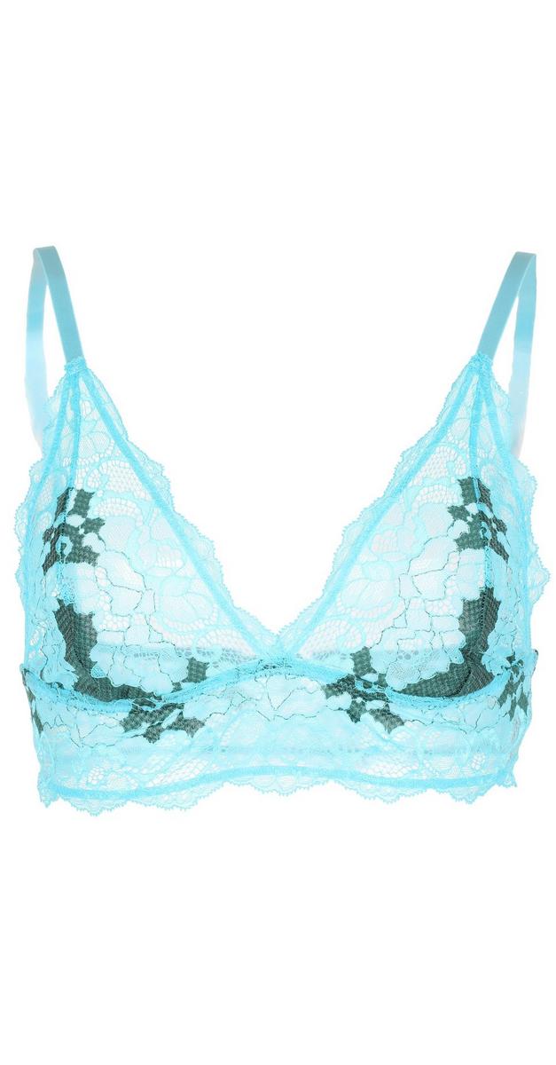 Juniors Floral Lace Bralette - Blue | Burkes Outlet