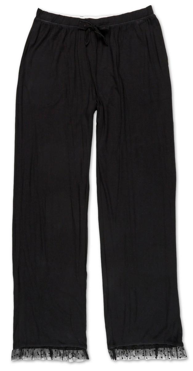 womens black pajama pants