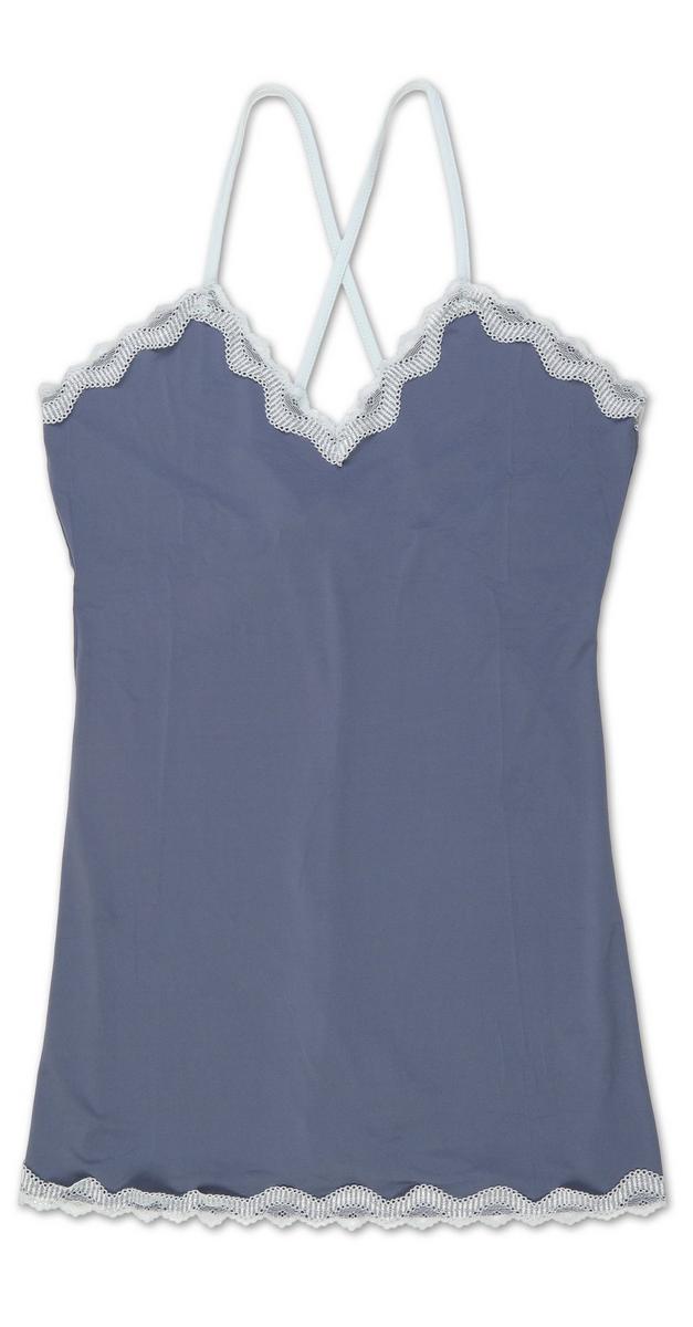 Women's Lace Trim Chemises - Blue | Burkes Outlet