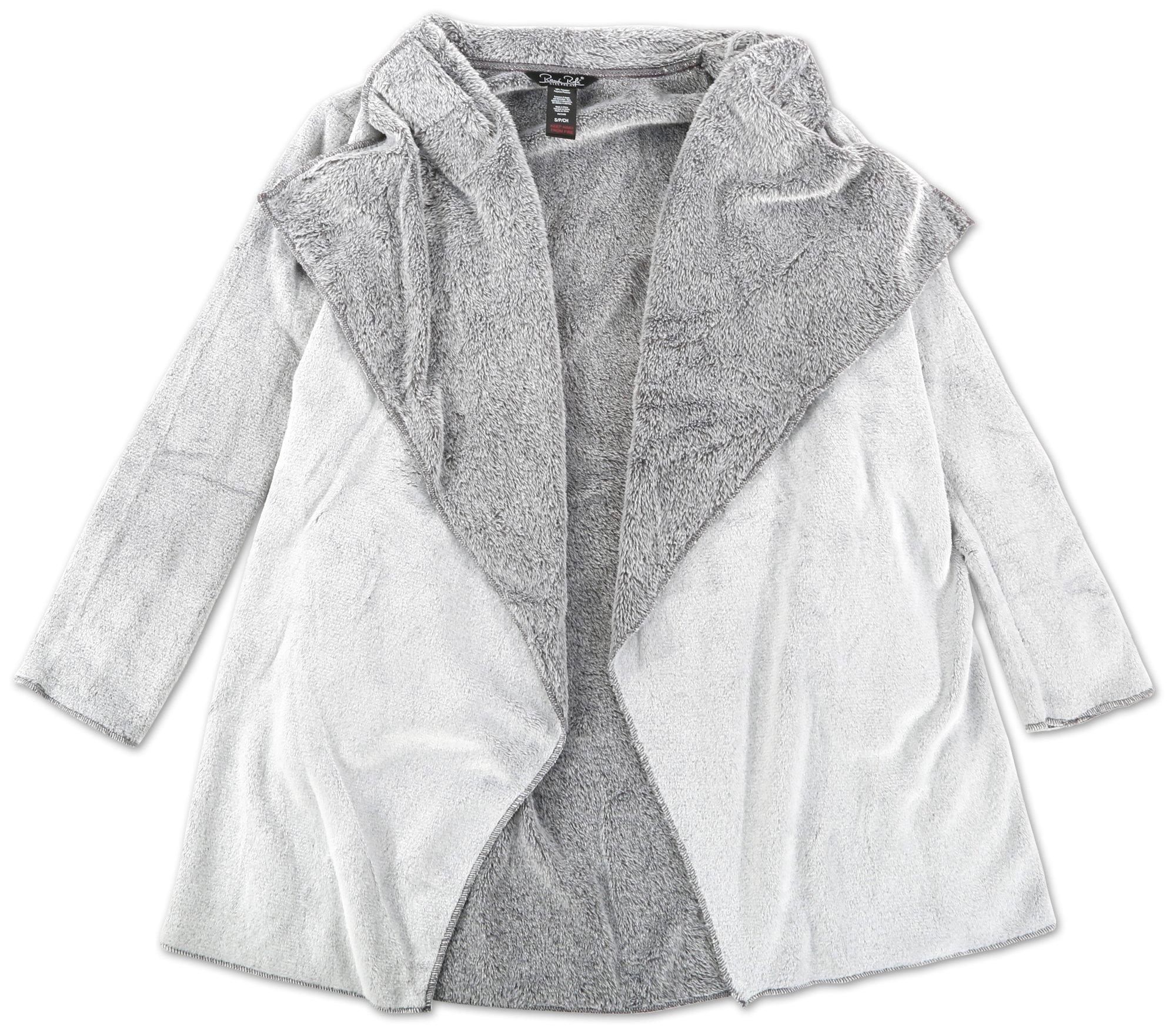 fleece flyaway cardigan