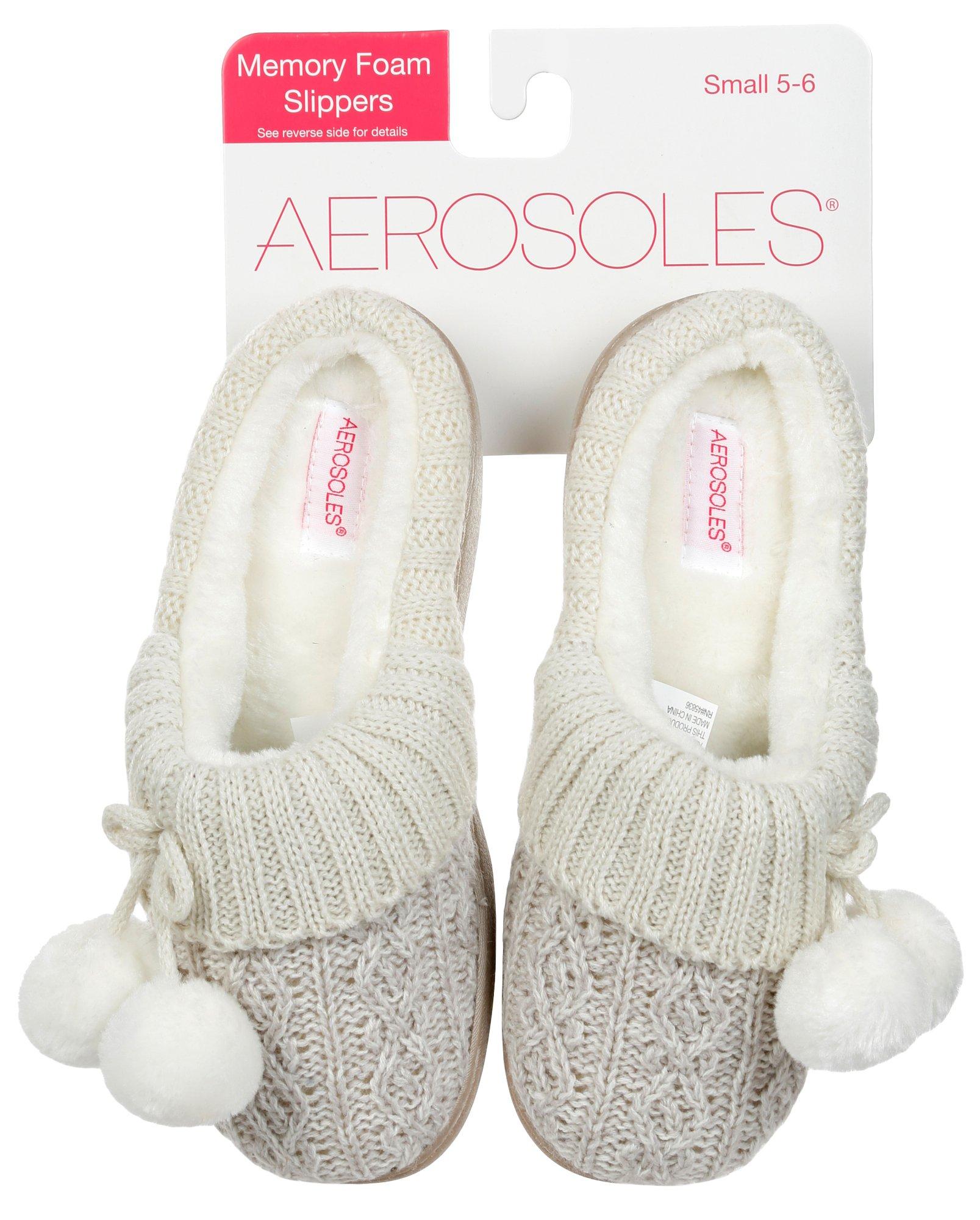 aerosoles memory foam slippers