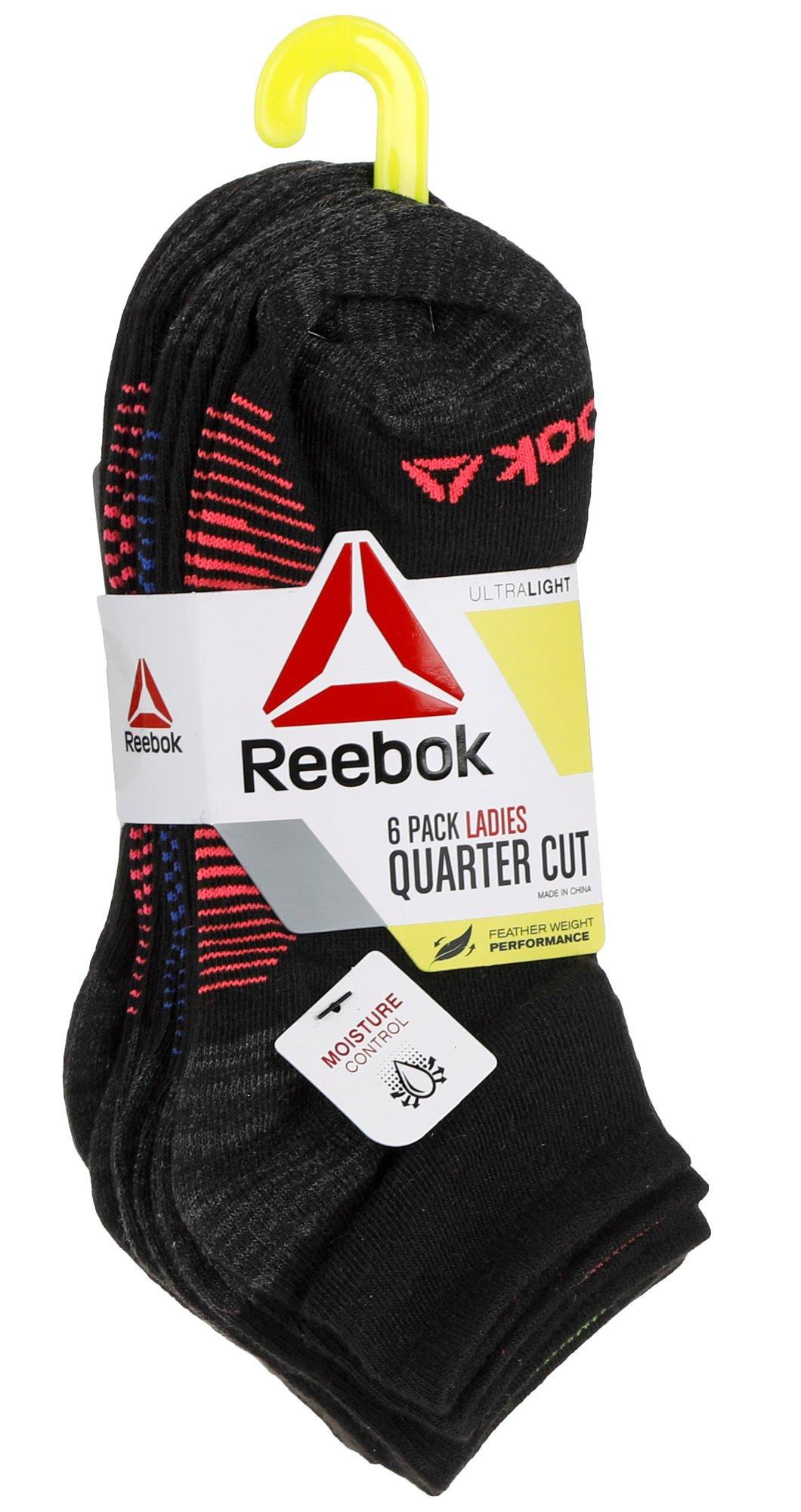 reebok ladies quarter cut socks