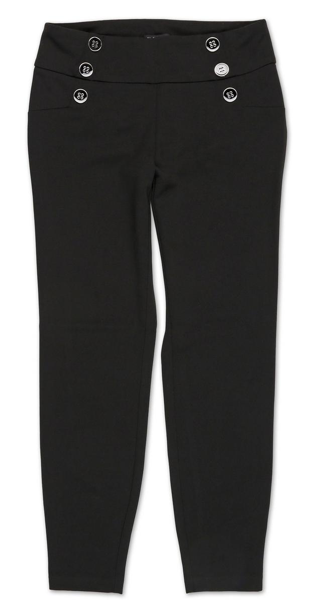 white sailor pants with gold buttons