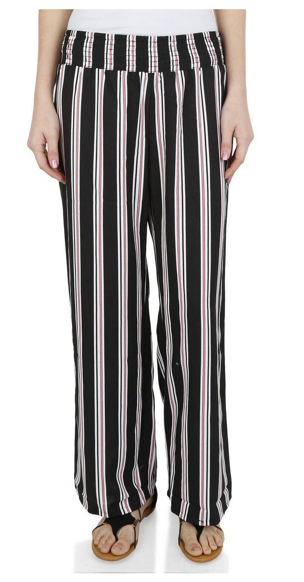 side stripe palazzo pants