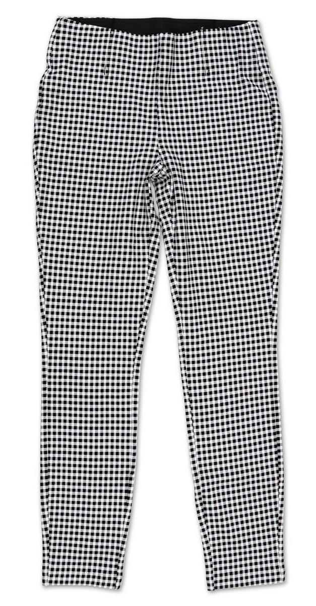 high waisted black ankle pants