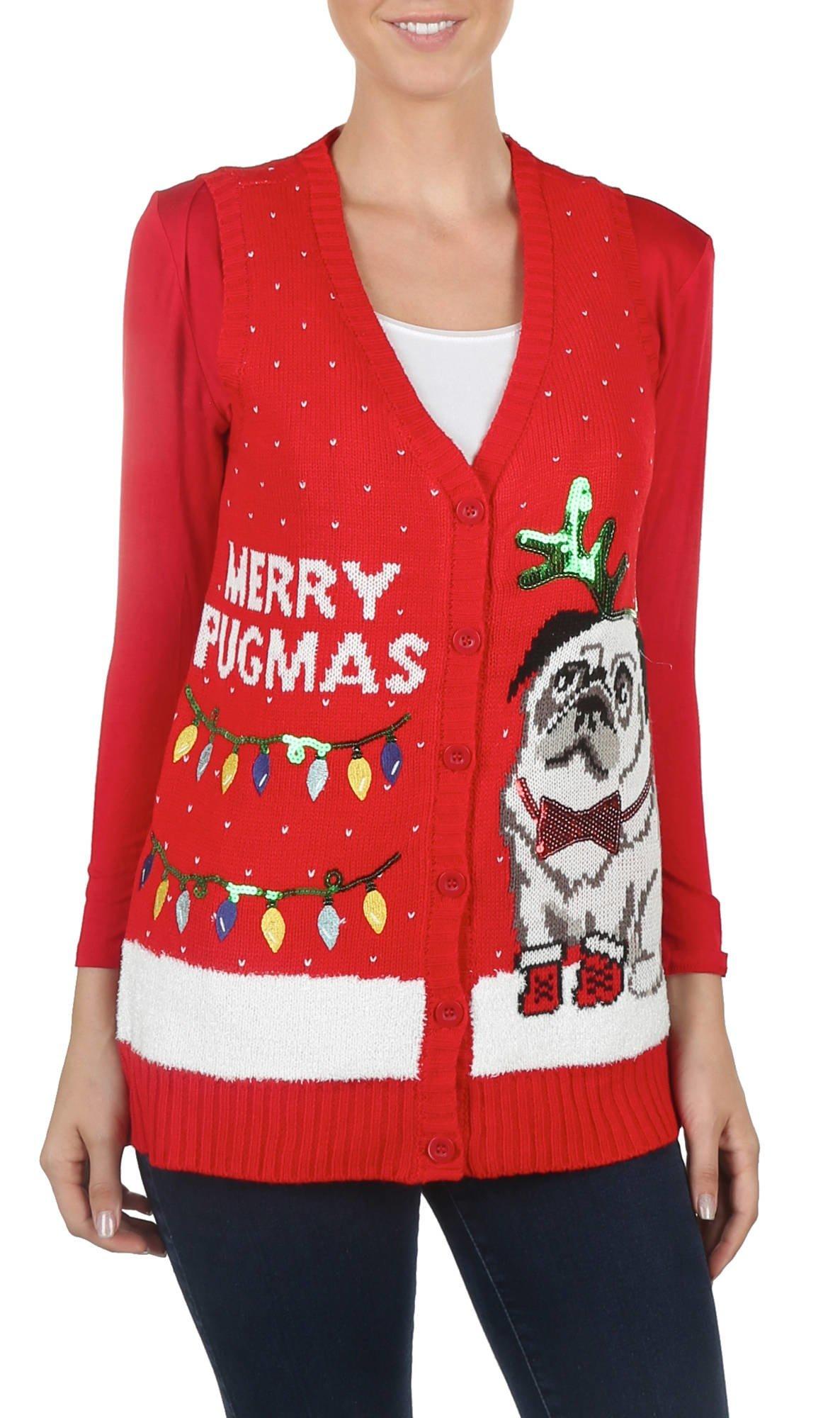 merry pugmas sweater