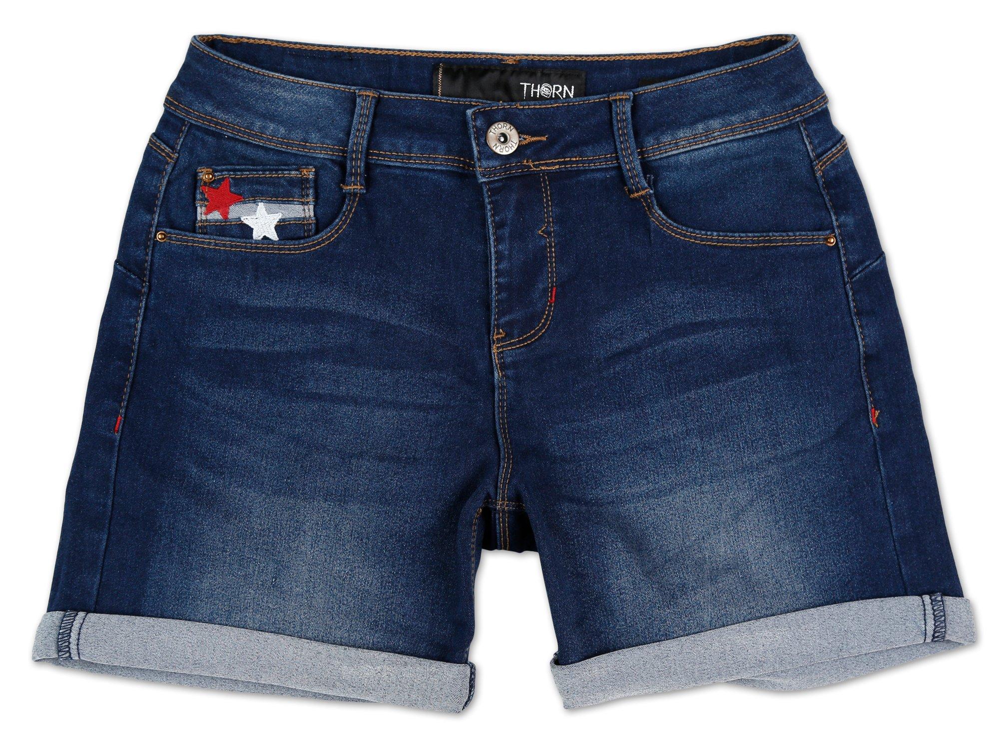 tummy control jean shorts