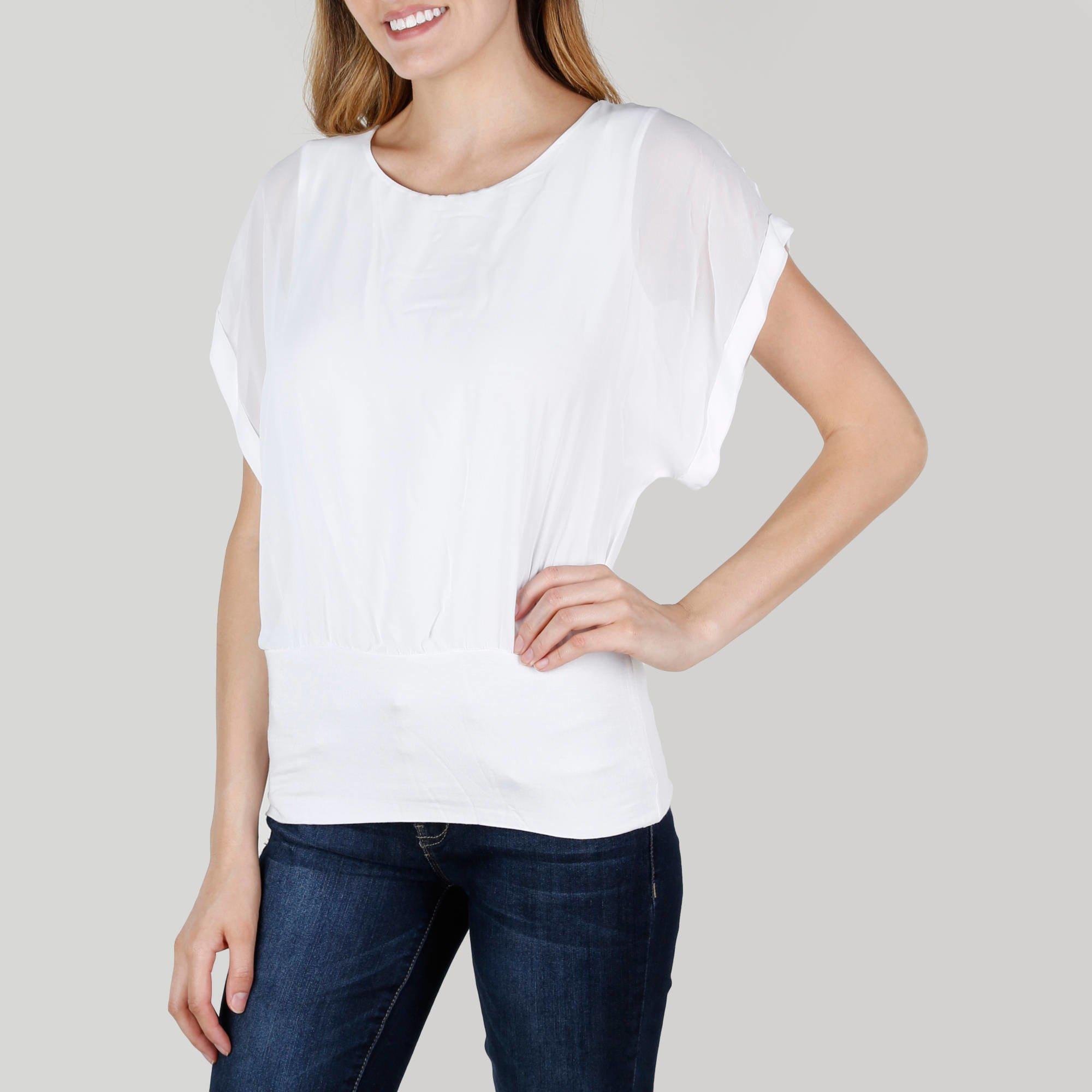 ladies banded waist tops