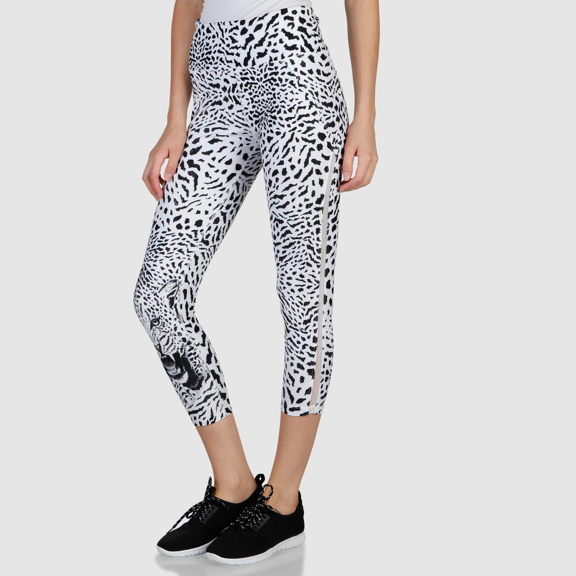 Women's Active Leopard Capri Leggings 