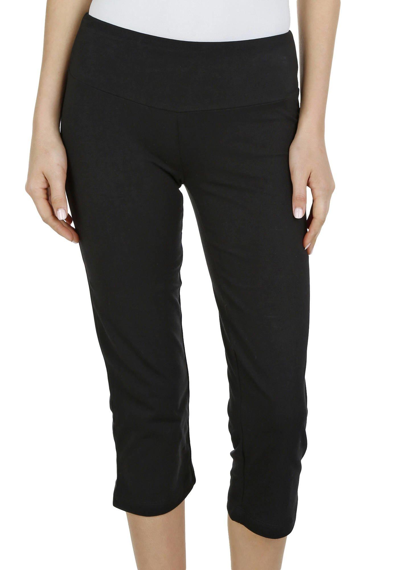 Women's Slender Shape Capris - Black | Burkes Outlet