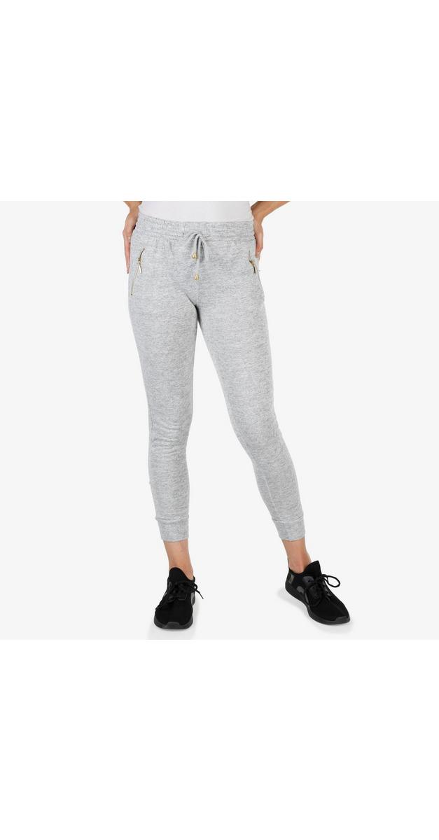 knee zipper joggers