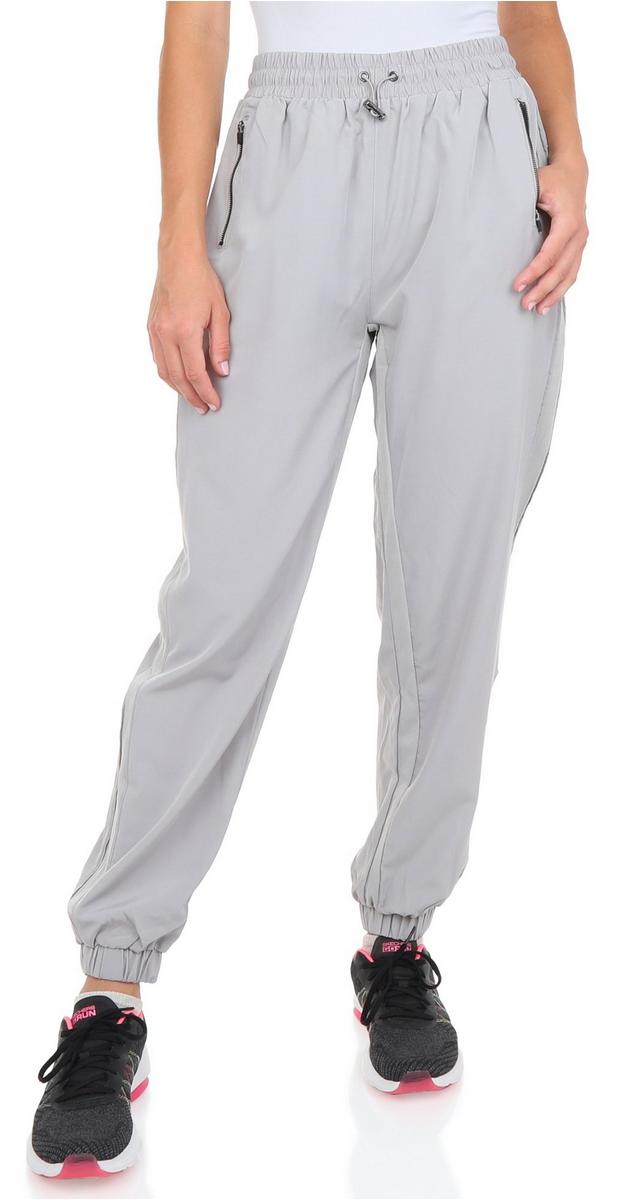 Women's Active Windbreaker Joggers Grey Burkes Outlet