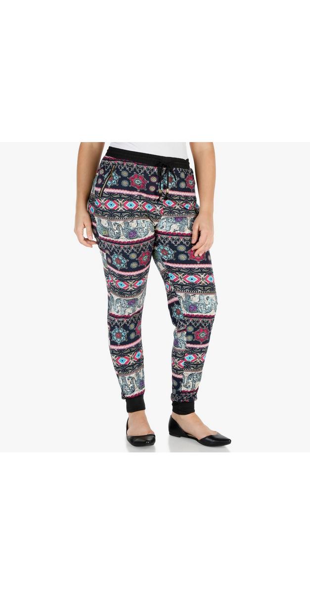 elephant print joggers