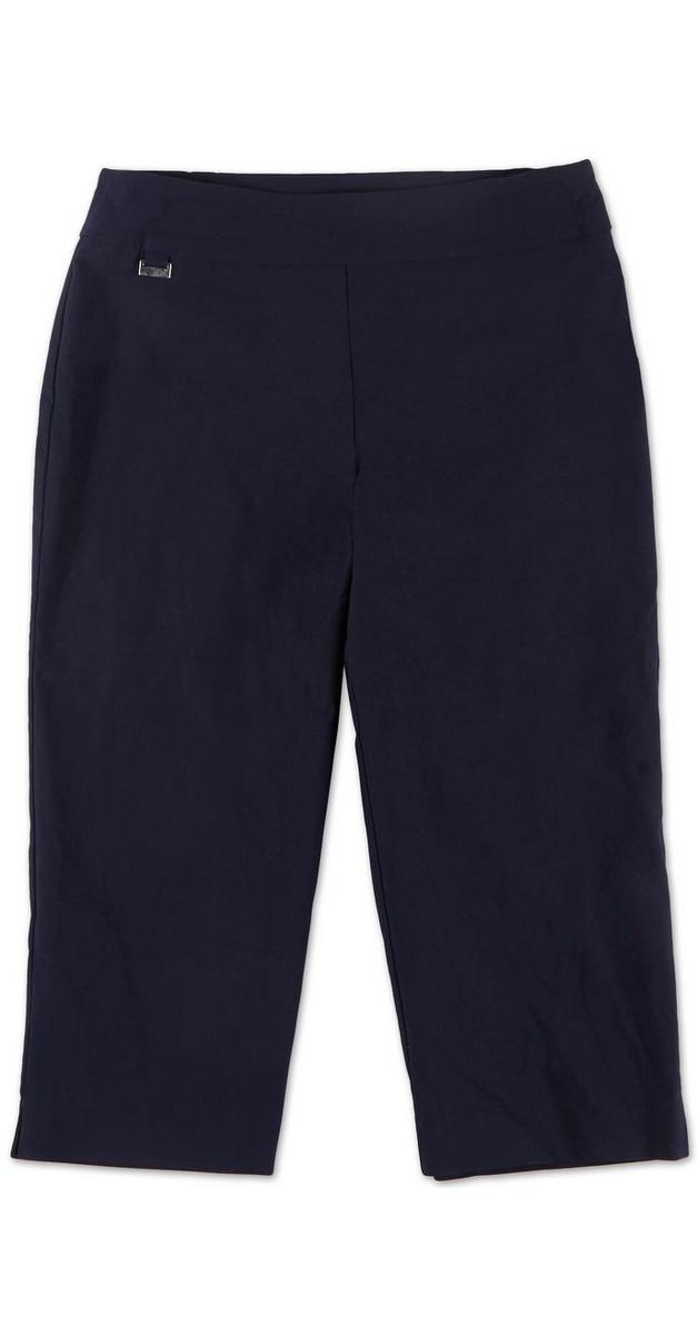 navy capris womens