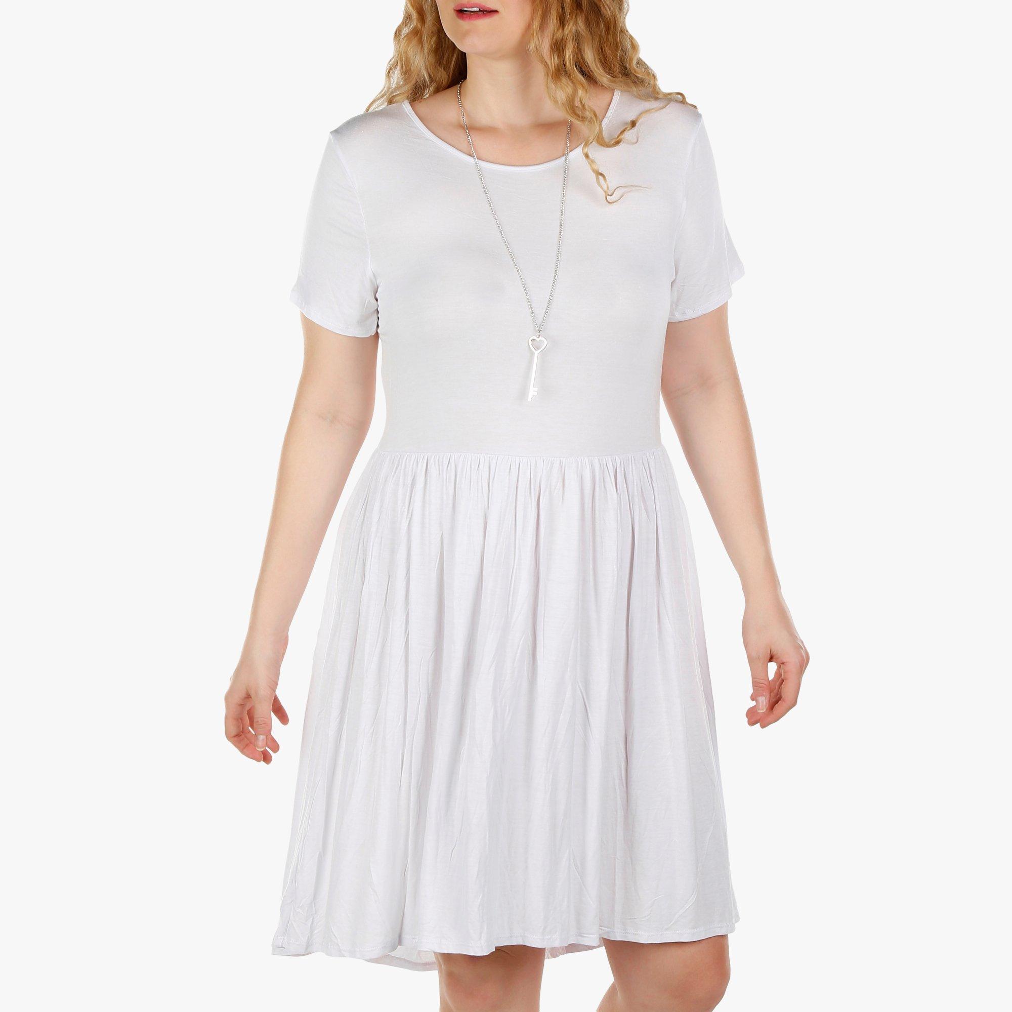 junior plus white dresses