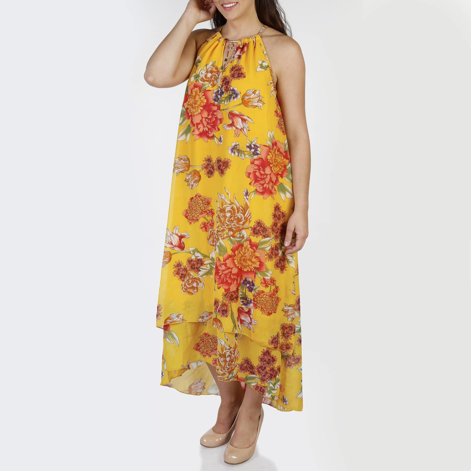 mlle gabrielle yellow dress