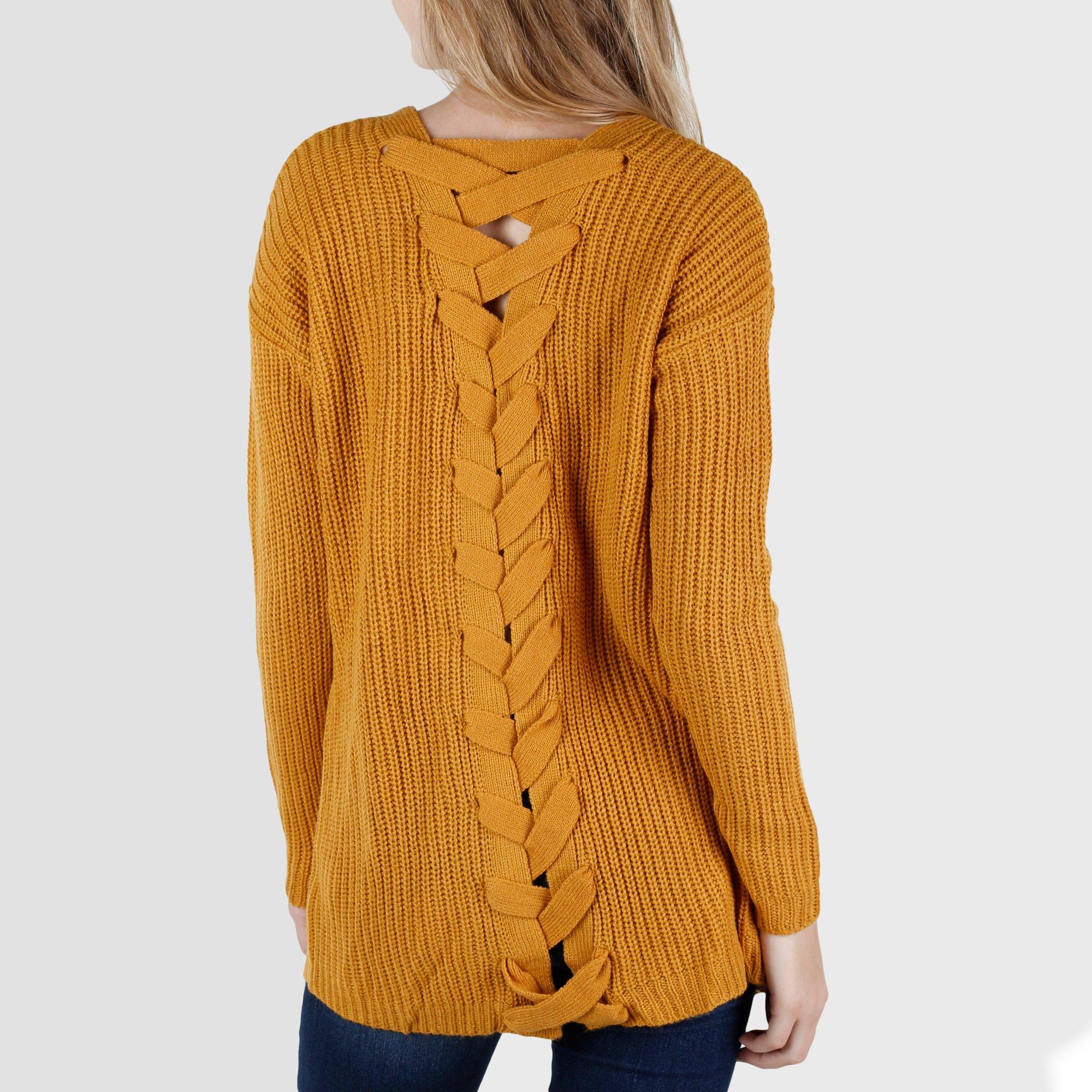 lace up cardigan
