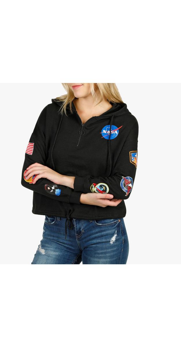 nasa crop top sweatshirt