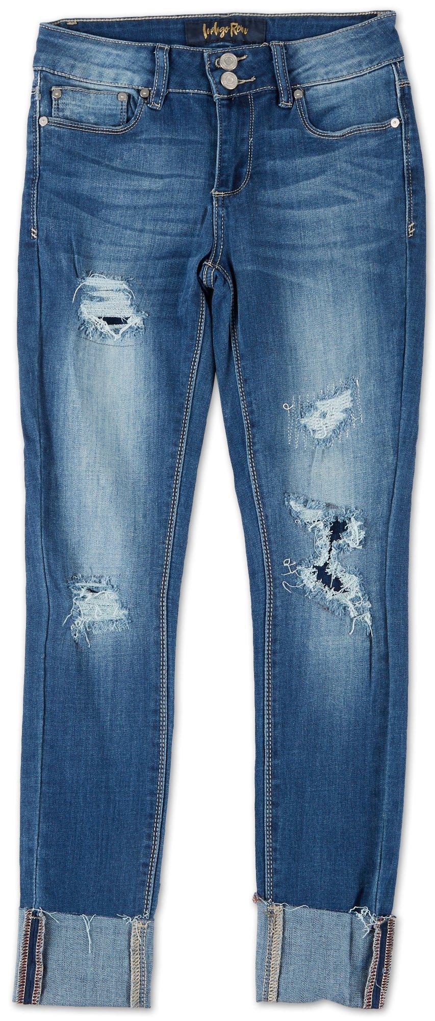 juniors distressed jeans