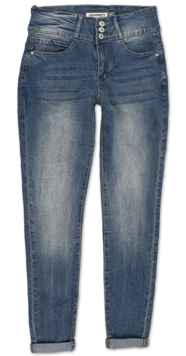 Juniors High Rise Skinny Jeans - Medium Wash | Burkes Outlet