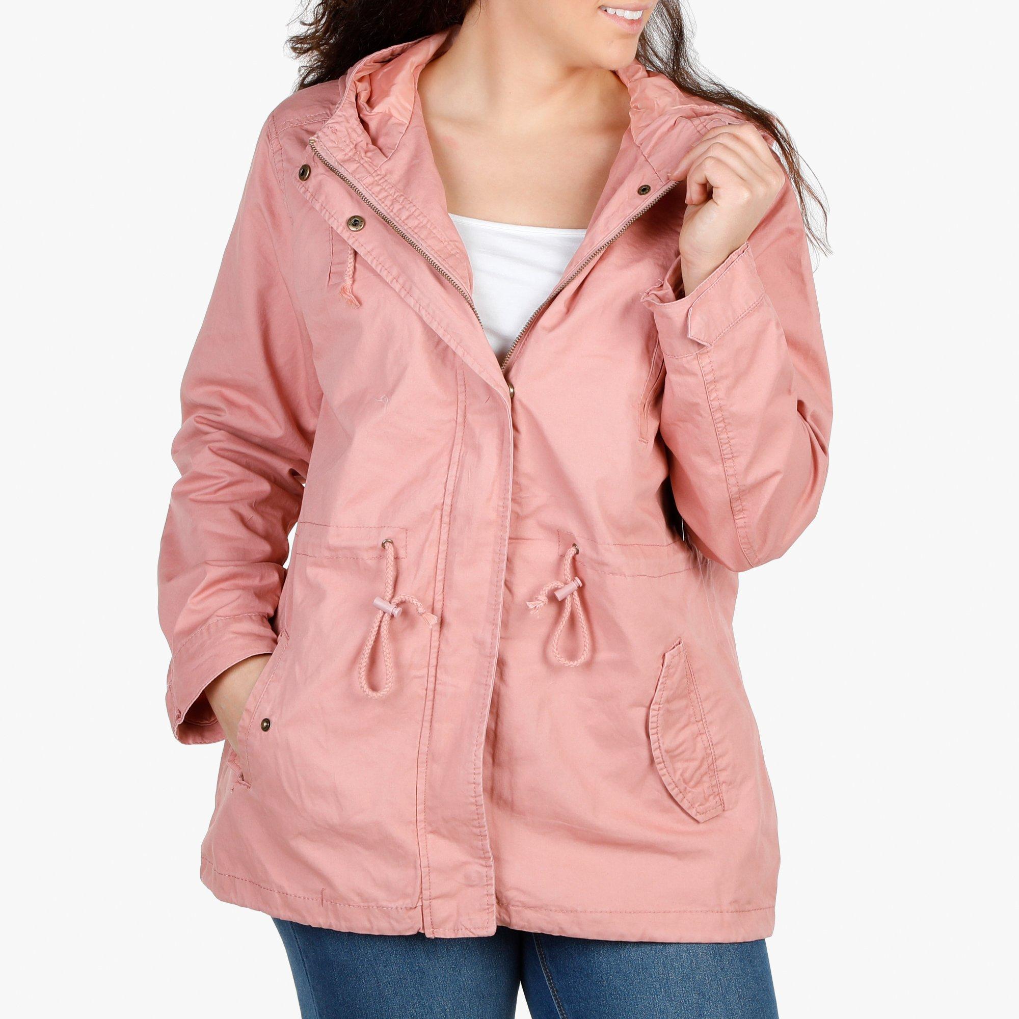 pink anorak jacket